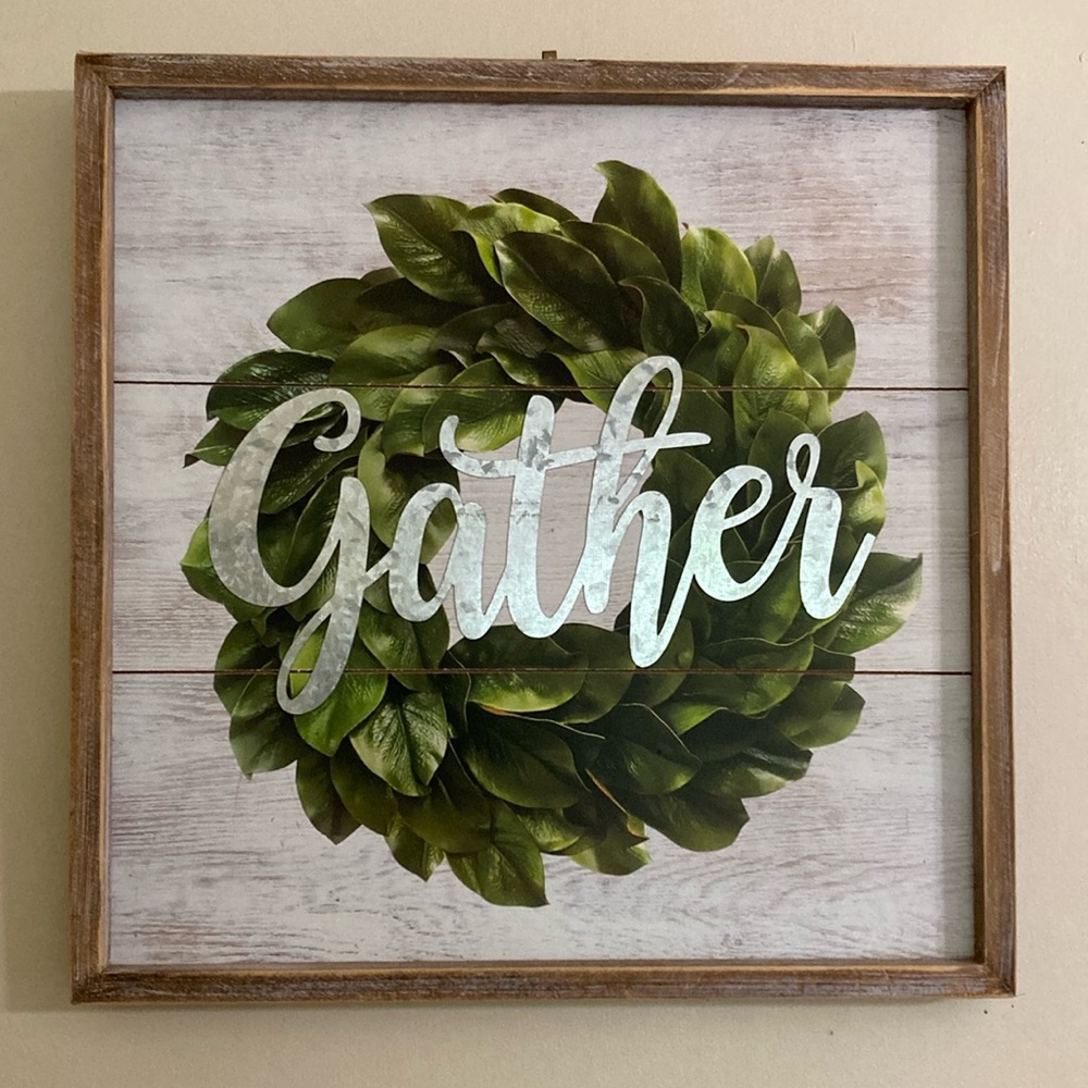 Robert Stanley - GATHER, FALL WREATH WALL DECOR